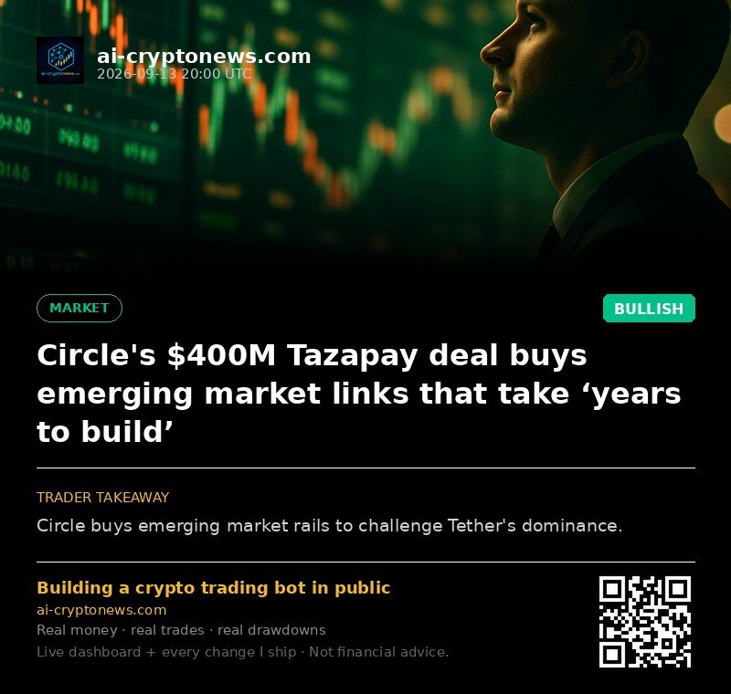 Circle's $400M Tazapay deal buys emerging market links that take ‘years to build’