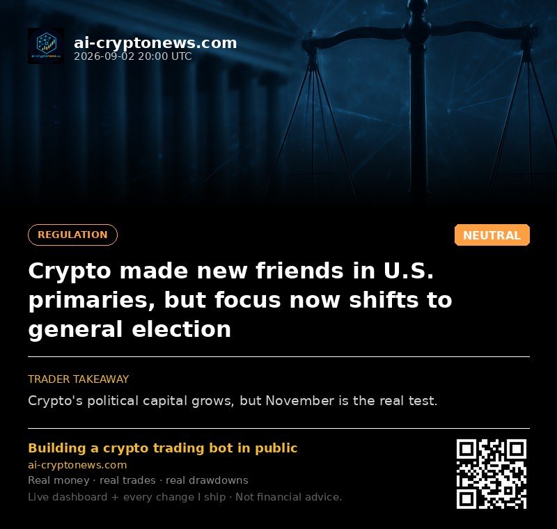 Crypto made new friends in U.S. primaries, but focus now shifts to general election