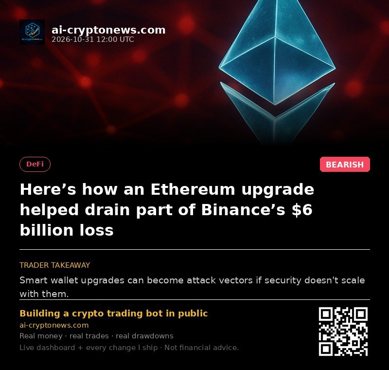 Here’s how an Ethereum upgrade helped drain part of Binance’s $6 billion loss