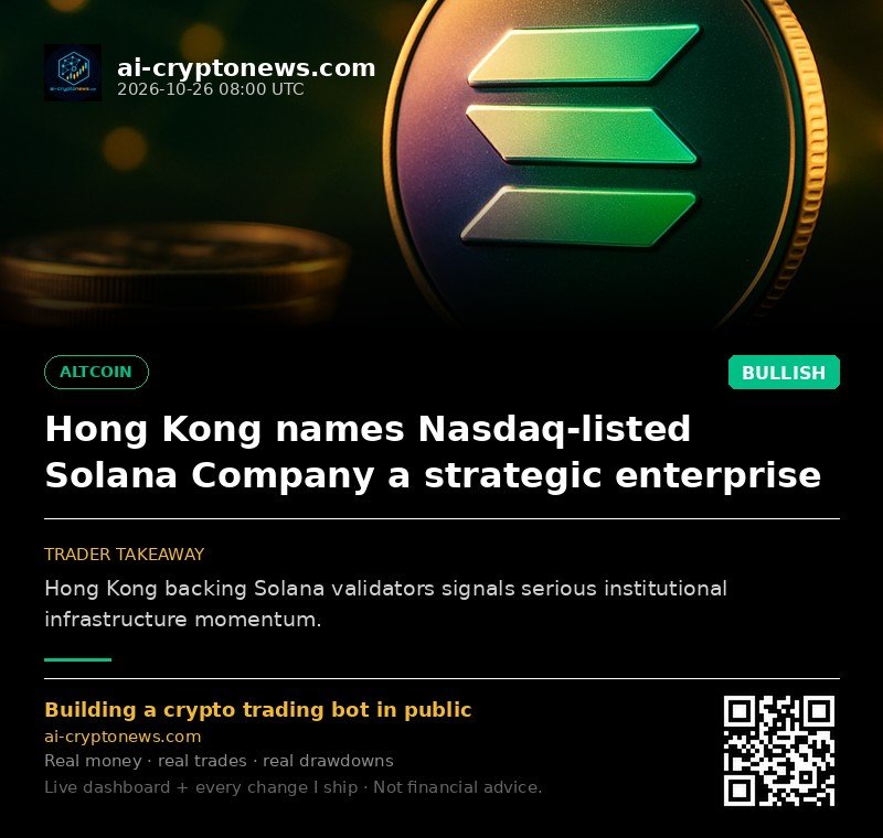 Hong Kong names Nasdaq-listed Solana Company a strategic enterprise
