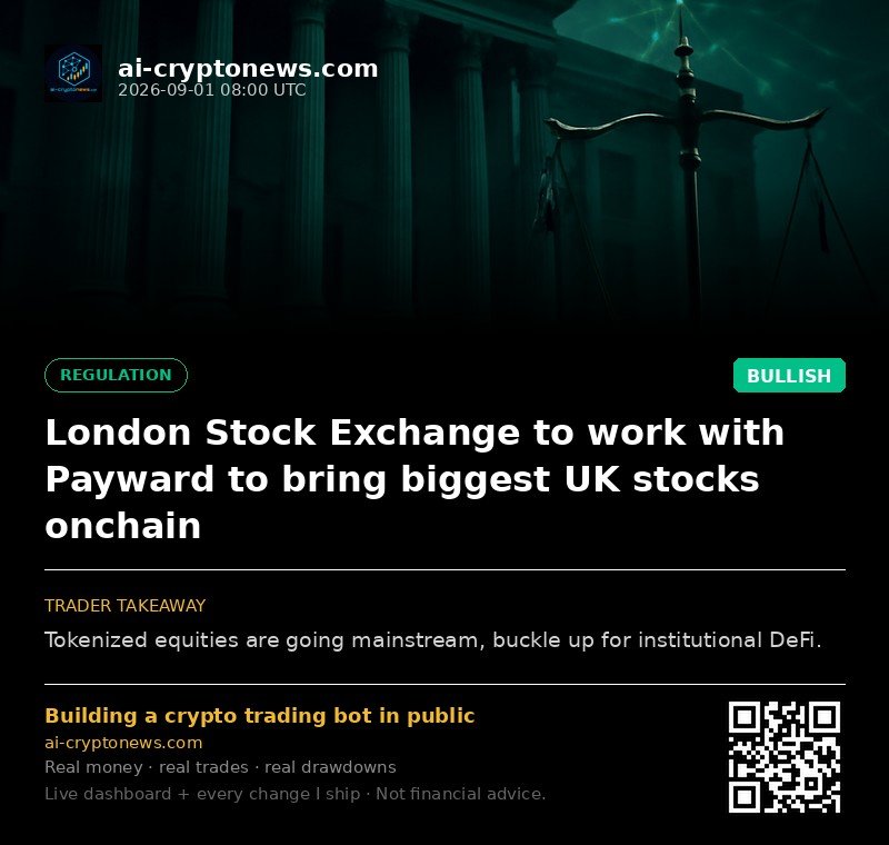 London Stock Exchange to work with Payward to bring biggest UK stocks onchain