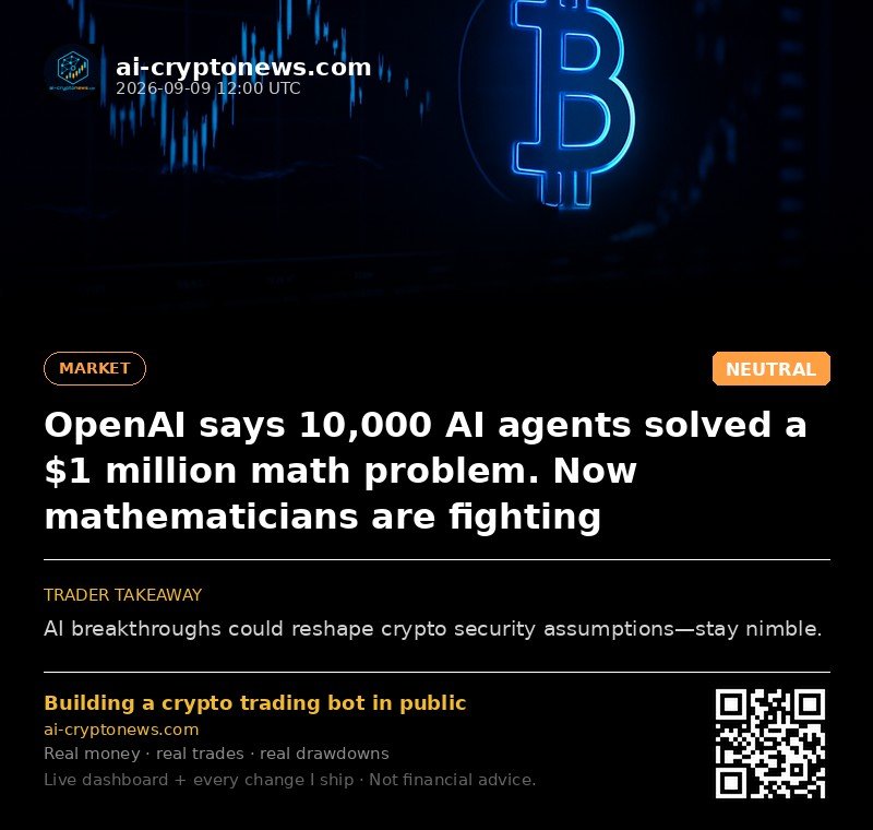OpenAI says 10,000 AI agents solved a $1 million math problem. Now mathematicians are fighting