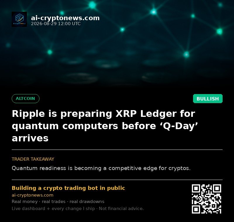 Ripple is preparing XRP Ledger for quantum computers before ‘Q-Day’ arrives