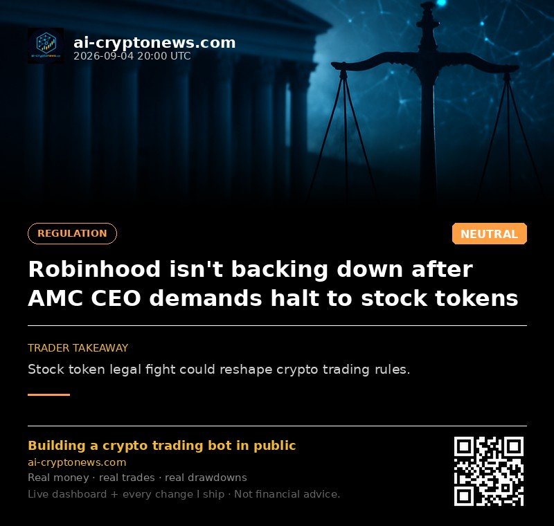 Robinhood isn't backing down after AMC CEO demands halt to stock tokens