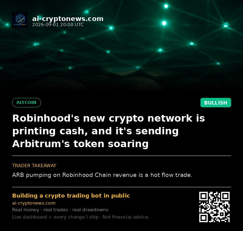Robinhood's new crypto network is printing cash, and it's sending Arbitrum's token soaring