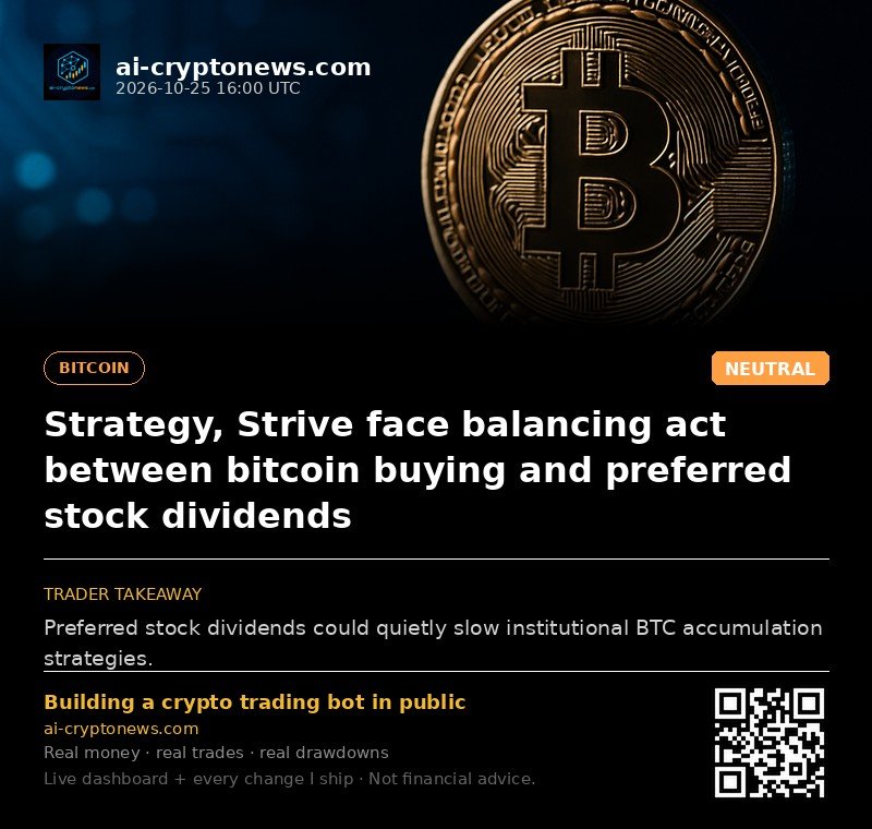 Strategy, Strive face balancing act between bitcoin buying and preferred stock dividends