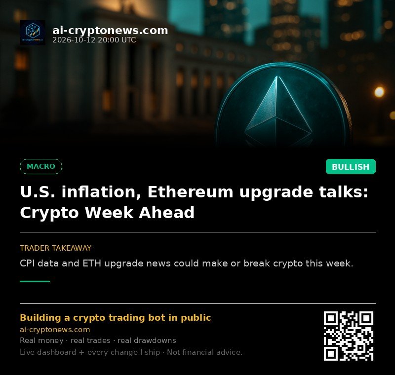 U.S. inflation, Ethereum upgrade talks: Crypto Week Ahead